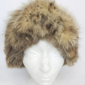 SCRAP ITEM: CANADIAN LYNX FUR HAT CAP WOMEN WOMAN SIZE N/A
