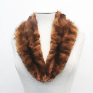 MINT DEMI BUFF MINK FUR COLLAR WRAP WOMEN WOMAN SIZE 30" X 4.5" WIDE NEW LINING