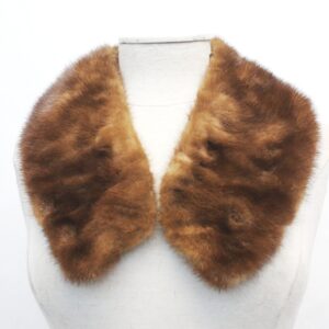 MINT CANADIAN DEMI BUFF MINK FUR COLLAR WRAP WOMEN WOMAN SIZE 27" X 4.5" WIDE
