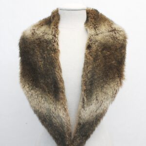 EXCELLENT FAUX FAKE FUR COLLAR WRAP WOMEN WOMAN SIZE 46" X 5.5" WIDE