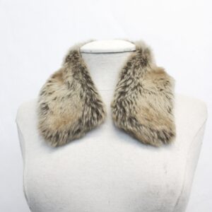 MINT SMALL LIGHT BROWN FAUX FAKE FUR COLLAR WRAP WOMEN WOMAN SIZE 22" X 4" WIDE