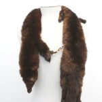 SCRAP ITEM: SABLE FUR SCARF / PELT WOMEN WOMAN SIZE 45
