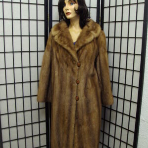 !MINT CANADIAN PASTEL MINK FUR JACKET COAT WOMEN SIZE 6 SMALL