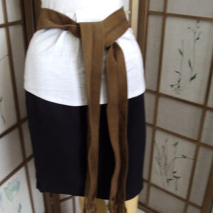MINT BEIGE/ BROWN SUEDE BELT W/ FRINGES 80"