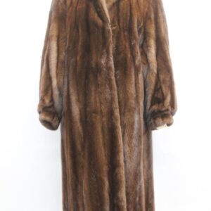 EXCELLENT CANADIAN MAHOGANY MINK FUR COAT JACKET WOMEN WOMAN SIZE 8-10 MEDIUM