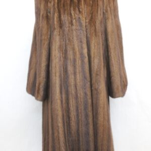 EXCELLENT CANADIAN MEDIUM BROWN MINK FUR COAT JACKET WOMEN WOMAN 14-16 XXLARGE