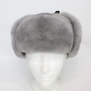 BRAND NEW SAPPHIRE MINK FUR HAT W/ EAR FLAT FOR MEN MAN SIZE ALL CUSTOM MADE
