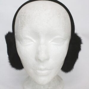 NEW REFURBISHED DARK RANCH MINK FUR EARMUFFS EAR MUFFS EAR WARMERS WOMEN WOMAN