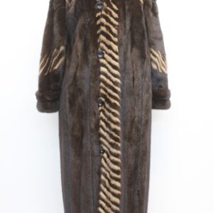 NEW REFURBISHED DARK RANCH & PASTEL MINK FUR COAT JACKET MEN MAN SZ CUSTOM MADE