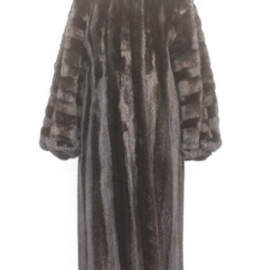 EXCELLENT CANADIAN BLACK MINK FUR COAT JACKET WOMEN WOMAN SIZE 4-6 SMALL