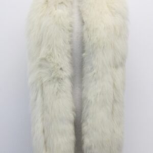SCRAP ITEM: WHITE FOX FUR SCARF WRAP ARTS & CRAFTS