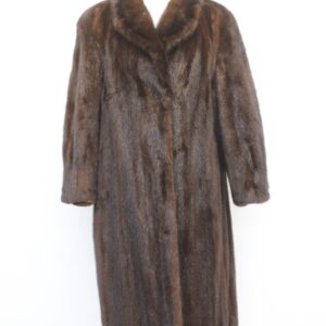 EXCELLENT CANADIAN MAHOGANY MINK FUR COAT JACKET WOMEN WOMAN SIZE 6-8 S-M