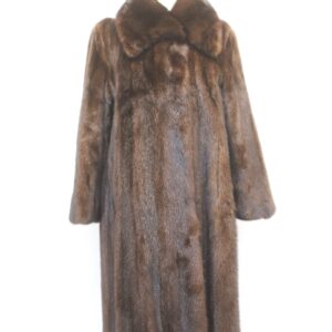 EXCELLENT CANADIAN MAHOGANY MINK FUR COAT JACKET WOMEN WOMAN SIZE 6 SMALL