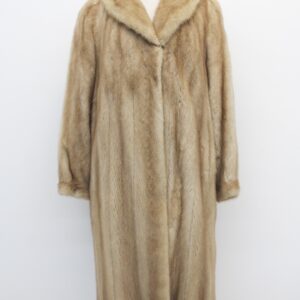 EXCELLENT CANADIAN PEARL MINK FUR COAT JACKET WOMEN WOMAN SIZE 10-12 M-L