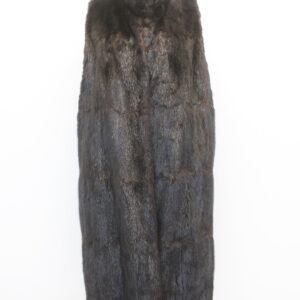 Excellent Black Muskrat Fur Vest Women Woman Size 6-8 Small-Medium