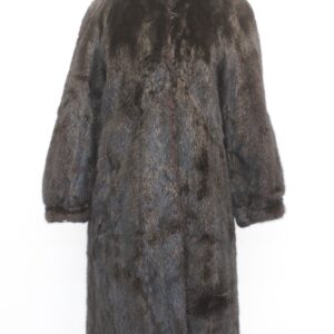 SCRAP ITEM: BLACK MINK FUR COAT JACKET ARTS & CRAFTS