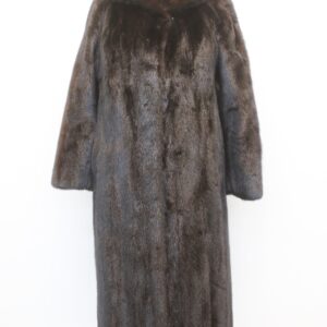 MINT CANADIAN DARK RANCH MINK FUR COAT JACKET WOMEN WOMAN SIZE 4 SMALL