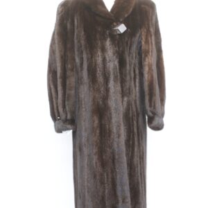 SHOWROOM NEW CANADIAN DARK RANCH MINK FUR COAT JACKET WOMEN WOMAN SIZE 6 SMALL