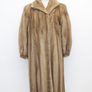 SHOWROOM NEW CANADIAN PASTEL MINK FUR COAT JACKET WOMEN WOMAN SIZE 8 MEDIUM