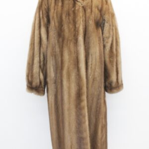 SHOWROOM NEW CANADIAN DARK PASTEL MINK FUR COAT JACKET WOMEN WOMAN SIZE 6-8 S-M