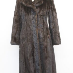 MINT CANADA MAJESTIC DARK RANCH MINK FUR COAT JACKET WOMEN WOMAN SIZE 2-4 PETITE