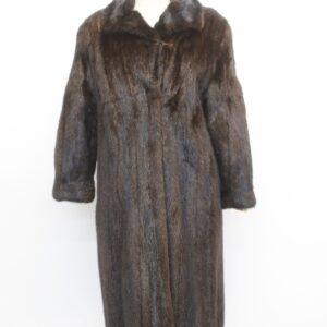 MINT CANADIAN DARK RANCH MINK FUR COAT JACKET WOMEN WOMAN SIZE 6-8 SMALL-MEDIUM