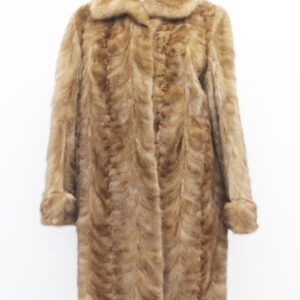 EXCELLENT CANADIAN PASTEL MINK FUR COAT JACKET WOMEN WOMAN SIZE 4-6 SMALL