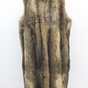 SCRAP ITEM: BROWN OPOSSUM FUR VEST SIZE N/A ARTS & CRAFTS