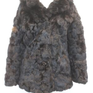 SCRAP ITEM: BROWN RABBIT FUR JACKET SIZE N/A ARTS & CRAFTS