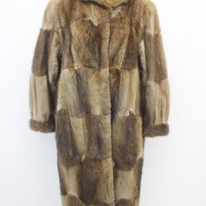 SCRAP ITEM: MUSKRAT FUR COAT JACKET SIZE N/A ARTS & CRAFTS
