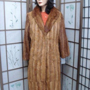 SCRAP ITEM:  CHINESE MINK FUR COAT JACKET SIZE N/A ARTS & CRAFTS