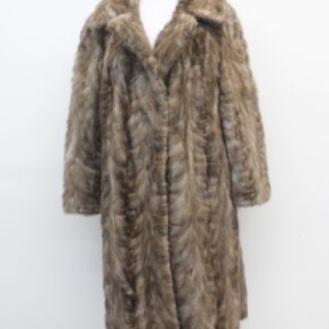 SCRAP ITEM: CANADIAN LUTETIA (GRAY) MINK FUR COAT SIZE N/A