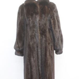 MINT CANADIAN DARK RANCH MINK FUR COAT JACKET WOMEN WOMAN SIZE 4-6 SMALL