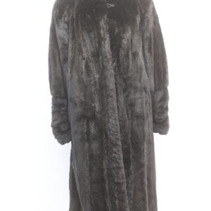 SCRAP ITEM: SHEARED DARK RANCH MINK FUR COAT JACKET WOMEN WOMAN SIZE N/A