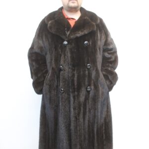 EXCELLENT CANADIAN DAREK RANCH MINK FUR COAT MEN SIZE 40-42